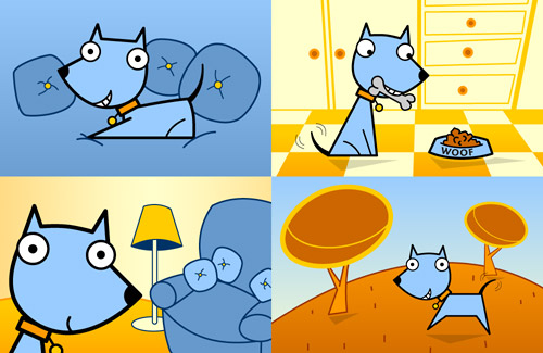 Bluepet illustrations